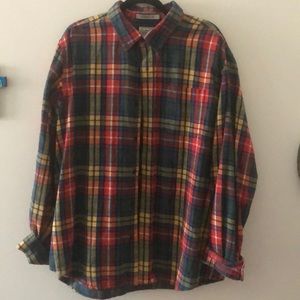 L.L. Bean traditional fit flannel!